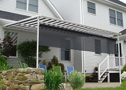 Pergola with Built in retractable shade